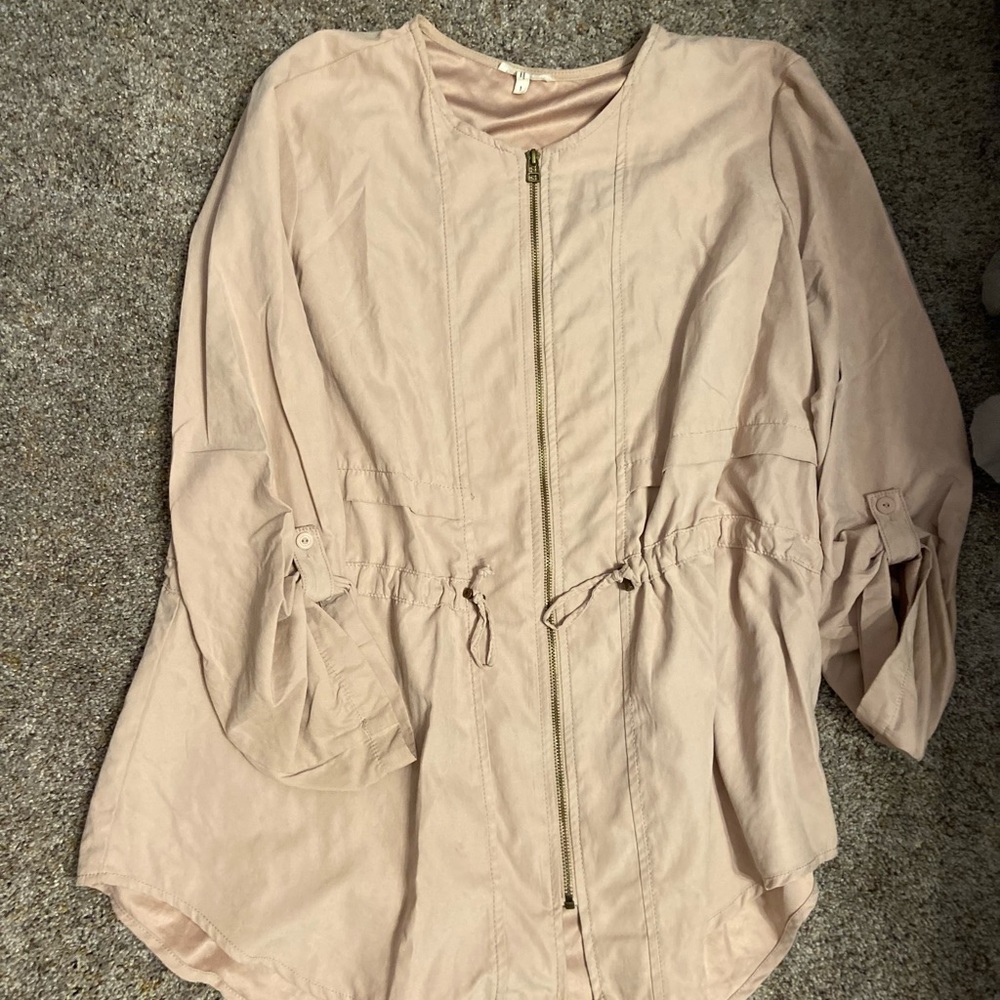 Cinch waist jacket